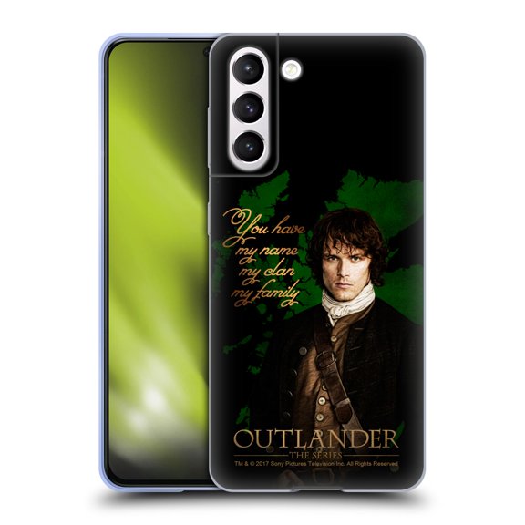 Head Case Designs Officially Licensed Outlander Portraits Jamie Soft Gel Case Compatible with Samsung Galaxy S21 5G