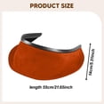 thumbnail image 6 of JISADER Wrap Around Welding Helmet Bib Easy Installation for Most Helmets Neck Guard Orange, 6 of 6