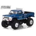 thumbnail image 3 of Greenlight 1974 Ford F-250 Monster Truck Bigfoot #1 Blue The Original Monster Truck (1979) Hobby Exclusive 1/64 Diecast Model Car, 3 of 3