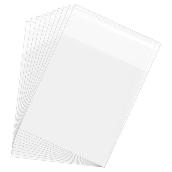 Uxcell 5"x 3.5" Acid-Free Picture Sleeve, 100 Pack Crystal Clear Photo Sleeves Storage Bags Transparent for 3"x 4" Photos