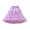Purple, variant on vigerkar Womens 3-Layered Pleated Tulle Petticoat Tutu Puffy Party Skirt Purple, One Size