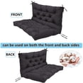 thumbnail image 4 of YLLN 40*40 Inch Porch Swing Cushions, Patio Furniture Cushions With 4" Thicken Backrest, Bench Cushions For Outdoor Furniture, Anti-Fading Waterproof Patio Cushions, 4 of 8