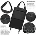 thumbnail image 4 of Foldable shopping trolley, collapsible two-stage zipper Foldable shopping bag with wheels Foldable shopping trolley For fruit, vegetables, shopping trolleys,GTICPHYJ, 4 of 8