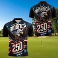 thumbnail image 4 of Aplkyhs Matching Golf Shirts for Couple 250th Anniversary Bald Eagle Quarter Zip His and Hers Golf Shirts Matching Quick Dry Golf Shirts for Men Keep Cool in Hot Weather Fit Plain, 4 of 6