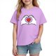 thumbnail image 1 of Blusas y camisas de manga corta con cuello redondo para niños y niñas, camisetas gráficas de manga corta, blusas con estampados bonitos para la temporada escolar., 1 of 8