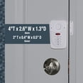 thumbnail image 2 of Alarma de seguridad de puerta inalámbrica SABRE Elite 120dB con sirena, 2 of 3