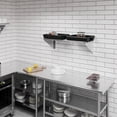 thumbnail image 6 of AmGood 14 in. x 36 in. Stainless Steel Tubular Wall Shelf | NSF | Appliance & Equipment Metal Shelving | Kitchen, Restaurant, Garage, Laundry, Utility Room, 6 of 8