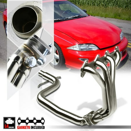 - Stainless Steel Exhaust Header Manifold for 95-02 Chevy Cavalier/Sunfire LN2 2.2 96 97 98 99 00 01