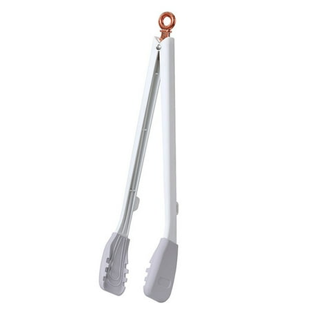 

Kitchen Soft Silicone Food Tongs Wear Resistant Durable Easy to Use for Indoor Kitchen Outdoor Camping