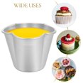 thumbnail image 5 of 6Pcs Pudding Molds Aluminum Baking Cups Cupcake Mould Muffin Tin Nonstick Pudding Pan Egg Tart Molds Baking Tool for Kitchen Mini Pie Tins, 5 of 18