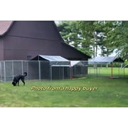 Chicken Coop Outlet Chain Link Backyard Dog Kennel, X-Large, 240L