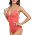 thumbnail image 3 of Maillots de Bain une Pièce pour Femmes Échancrés Dos Nu Monokinis, 3 of 6