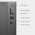 thumbnail image 5 of Dell ECT1250 Tower Desktop Computer - Intel Core Ultra 7 265 Processor, 32GB DDR5 RAM, 512GB NVMe SSD, Intel UHD Graphics, Wi-Fi 6 & Bluetooth 5.4, Keyboard & Mouse, AI Copilot, Windows 11 Pro, 5 of 5