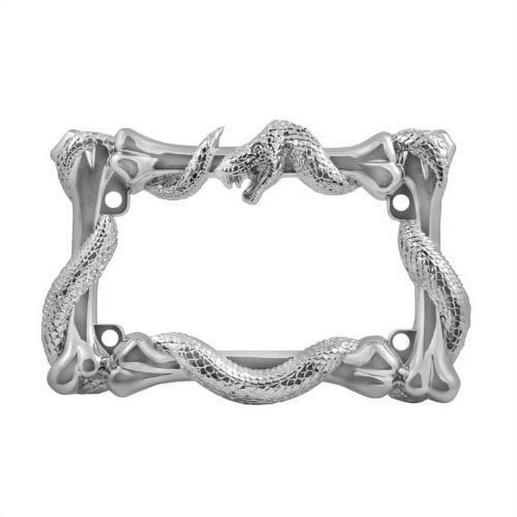 Pilot Automotive WL262-C 'Viper/Bones' Motorcycle License Plate Frame