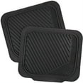 thumbnail image 4 of Motor Trend FlexTough Car Floor Mats, 2-Tone Colors Heavy Duty Rubber with Cargo Trunk Mat, 4 of 8