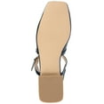 thumbnail image 6 of Journee Womens Gretchenn Multi Strap Square Toe Mary Jane Flats, 6 of 9