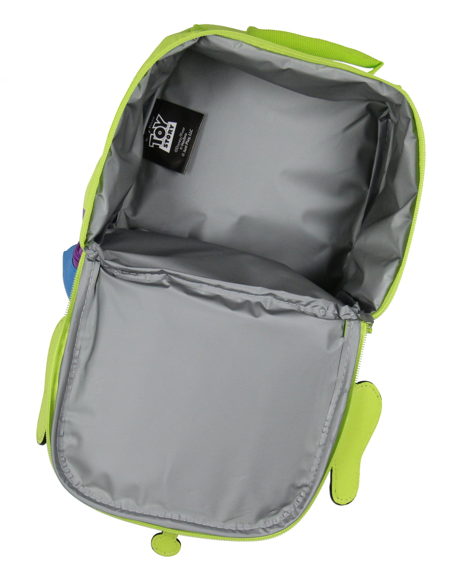 Disney Toy Story Lunch Box | Alien Lunch Bag Design with 3D Ears Insulated Dual Compartment Insulated Lunch Tote 10"