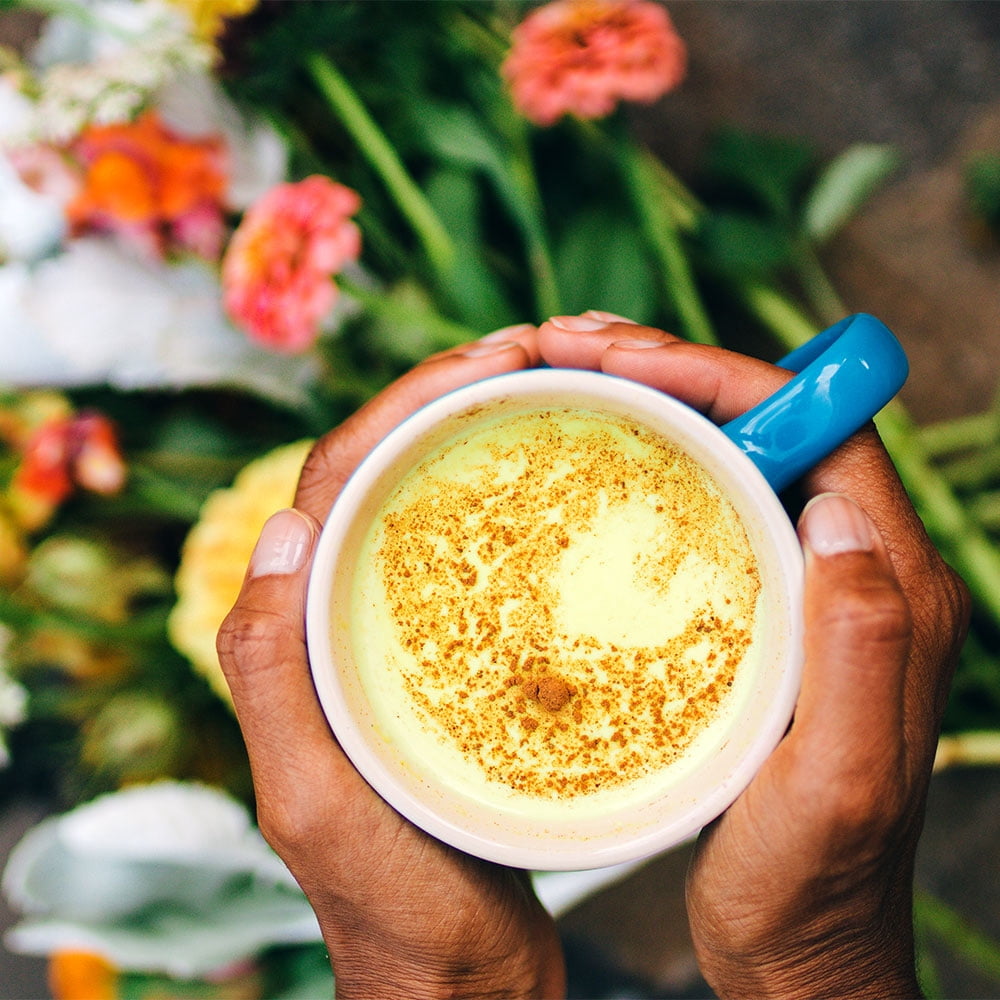 Banyan Botanicals Turmeric Milk – Organic Turmeric Latte Mix with Ashwagandha & Cardamom – Instant Caffeine Free Golden Milk Sweetened with Maple Sugar – 4.3 oz –Non GMO Sustainably Sourced Vegan