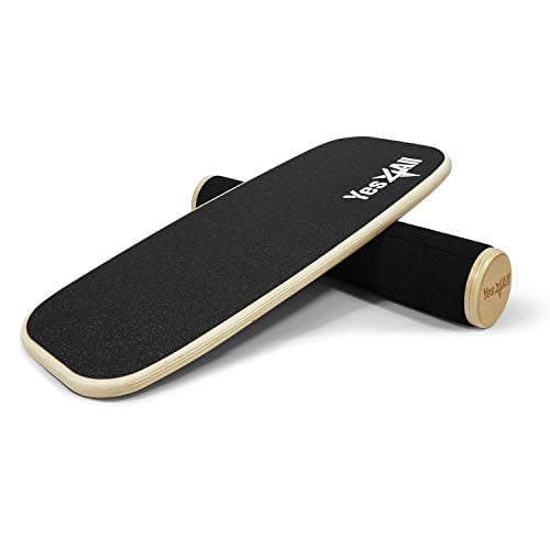 Yes4All Balance Board Trainer Wooden with Adjustable Stoppers 3