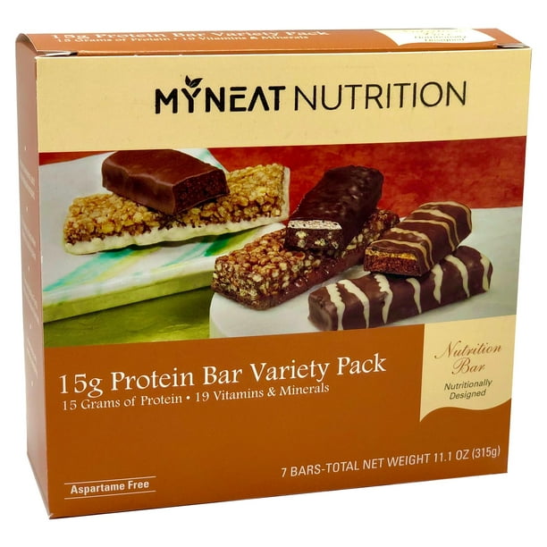 Neat Nutrition Meal Replacement Protein Bar - Variety Pack (7/box