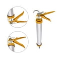 thumbnail image 4 of Uxcell Sausage Caulking Gun, Aluminium Sealant Cartridge Applicator with Nozzles Yellow, 4 of 4
