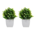 thumbnail image 1 of Shisuyan 2pcs Indoor Artificial Plants For Home Decor Small Fake Bonsai Trees In Pot Realistic Simulation Plant In Pot Desktop Artificial Greenery Bonsai Decoration, 1 of 8