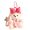 Pink Skirt, variant on Cute Teddy Bear Keychain Soft Fashion Little Bear Keyring Bag Backpack Pendant Women Men