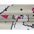 thumbnail image 5 of oneOone Velvet Beige Fabric Sheep Nursery Decor Craft Projects Decor Fabric Printed By The Yard 58 Inch Wide, 5 of 5