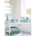 thumbnail image 3 of Riviera 5 Piece Aqua Desk Organizer Set, 3 of 6