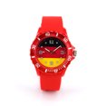 thumbnail image 3 of Reloj de fútbol de bandera, relojes de pulsera deportivos, reloj portátil suave para exteriores, recuerdos para fanáticos del fútbol, regalo para porristas, 3 of 5