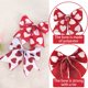 thumbnail image 4 of 12 lazos para coronas de San Valentín, lazos de arpillera con forma de corazón rojo, lazos para coronas, lazos de cinta para coronas, lazos para coronas de San Valentín, lazos para coronas,, 4 of 7