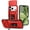 Red, variant on Allytechgroup iPhone 17 Pro Max Case, Sliding Camera Lens Cover Military Grade Protection Stand Bracket Bumper Rugged TPU PC Phone Case for Apple iPhone 17 Pro Max 6.9", Red