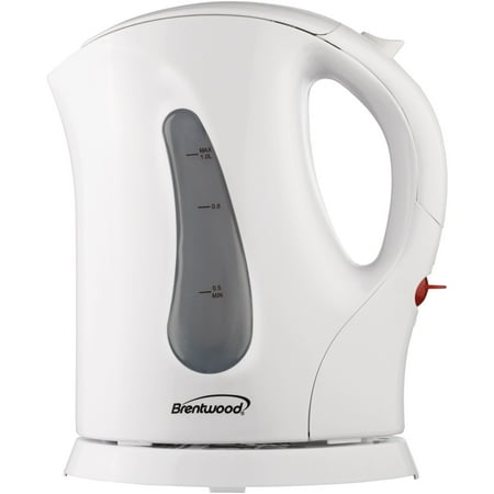 

Brentwood BPA-Free 1-Liter Cordless Electric Kettle (White)