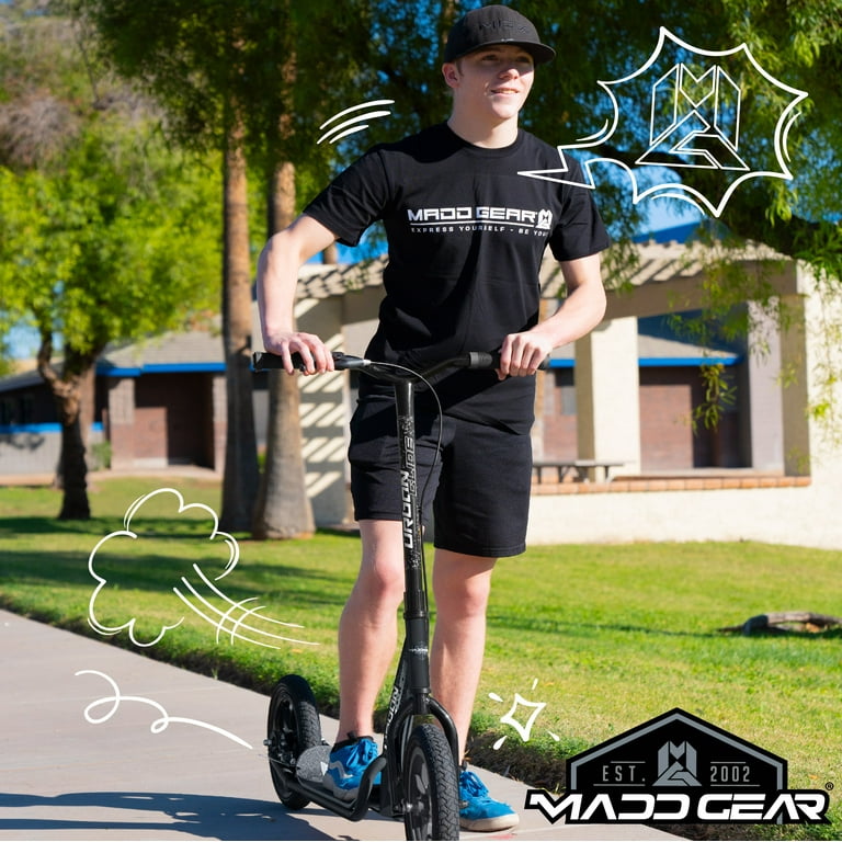 Madd Gear Urban Glide Commuter Kick Scooter for Adults and Madd Gear Urban Glide Commuter Kick Scooter for Adults and