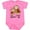 Raspberry, variant on Inktastic My Auntie Loves Me- cute owl family Boys or Girls Baby Bodysuit