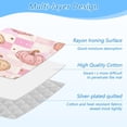 thumbnail image 4 of Ironing Mat Portable Ironing Blanket for Table Top Travel Ironing Pad for Washer Dryer 27.6" x 47.2" Pink and Peach-colored Pumpkins, 4 of 6
