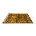 thumbnail image 2 of Ahgly Company Machine Washable Indoor Rectangle Oriental Yellow Traditional Area Rugs, 8' x 12', 2 of 4