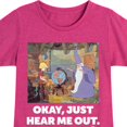 thumbnail image 3 of Disney - The Sword And The Stone - Okay, Just Hear Me Out - Toddler & Youth Girls Short Sleeve Graphic T-Shirt, 3 of 5