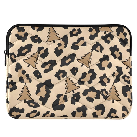 ALAZA Leopard and Tree Pattern Laptop Sleeve Case for 13-14 Inch Computer Cover Bag Medium