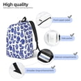 thumbnail image 4 of Lsque Blue Vases Pattern Canvas Daypack, Durable Backpack, High-quality Versatile Backpack,Vintage Compact Backpack-Medium, 4 of 6