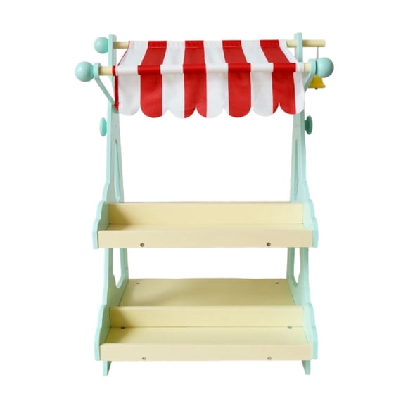 Tienda de comestibles de madera, mercado de juguetes, juego de rol interactivo realista, tienda de juegos para niños, juego de simulación para niños