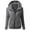 Gray, variant on GDREDA Women Lightweight Hooded Sweatershirt Coat Winter Warm -Fur' Wool Zipper Coat Cotton Coat Outwear Dark Gray,M