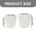 thumbnail image 3 of Flowerpots with Dish Ceramic, Indoor Hanging Flower Pots Wall Hanging Flower Pots Style Wall Hanging Flower Pots Large and Small Two Flower Pots, Flower Pots, 3 of 9