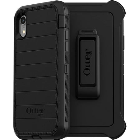 OtterBox DEFENDER SERIES Case & Holster for Apple iPhone XR -Kickstand - Black