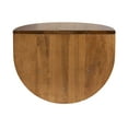 thumbnail image 4 of Kate and Laurel Jalla Wooden Floating Side Table, 18 x 10 x 14, Natural Rustic, Modern Solid Wood Wall-Mounted End Table with Shelves for Extra Storage and Added Functionality, 4 of 8