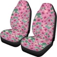 thumbnail image 5 of Pzuqiu Tropical Floral Washable Car Front & Rear Seat Covers, Easy to Install Lightweight Fit for most Cars, 5 of 10
