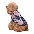thumbnail image 2 of Yiaed Rose Flowers Print Dog Hoodie Security Pet Dog Costume Pets Dog Hoodie Sweatshirt with Pocket for Small Dogs-Large, 2 of 5