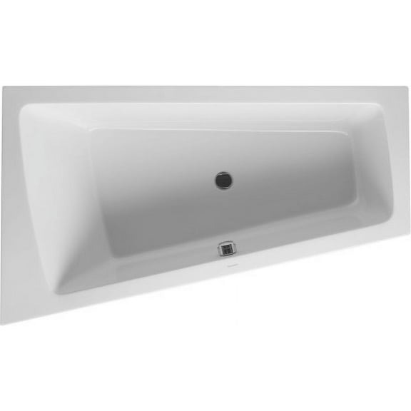 Duravit 700212000000090 Paiova 67" Acrylic Soaking Tub For Corner Left Installation -