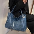 thumbnail image 6 of CHUMUD Women's Soft Leather Bucket Bag - Vintage Style Large Capacity Shoulder Bag with Snap Botton, Totes Work Bag for Commute Travell, 6 of 7