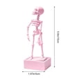 thumbnail image 3 of Dalxymotic Halloween Dancing Skeleton Aquarium Ornament, Air Pump Activated Plastic Bubbler Figurine, Haunting Tank Decoration, Underwater Humorous Display for Tank, Shelf, Desk, Counter, 3 of 6